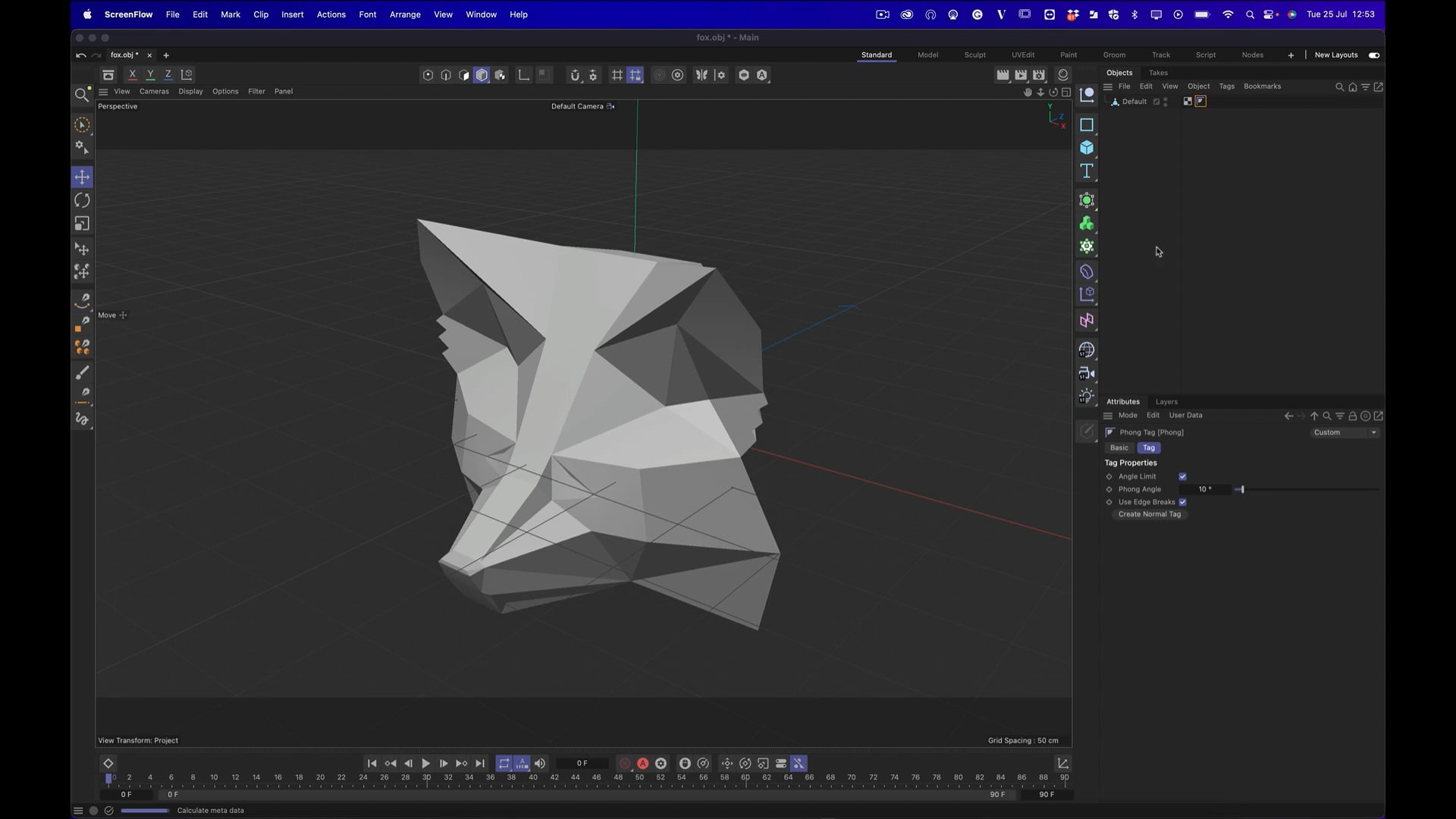 Creating illustrator files from 3D models in Cinema 4D