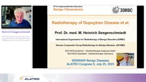 Alatro webinar - Dr Heinrich Seegenschmiedt
