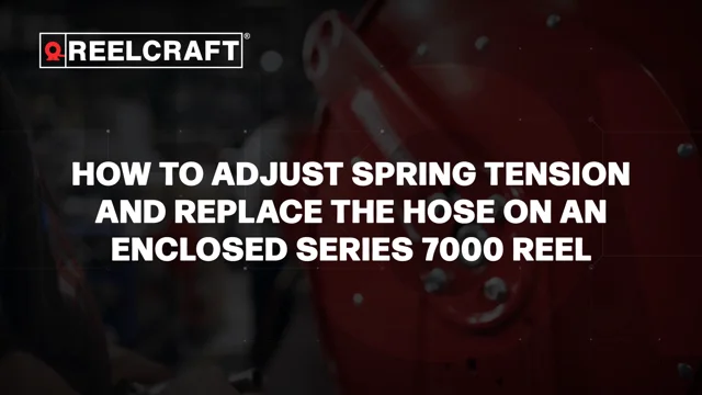 How to Change the Guide Arm - Reelcraft Series 7000 Hose Reels 
