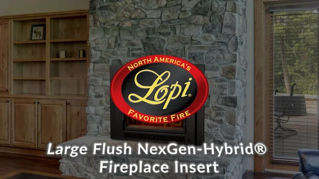 Lopi Fireplace Insert — insulation