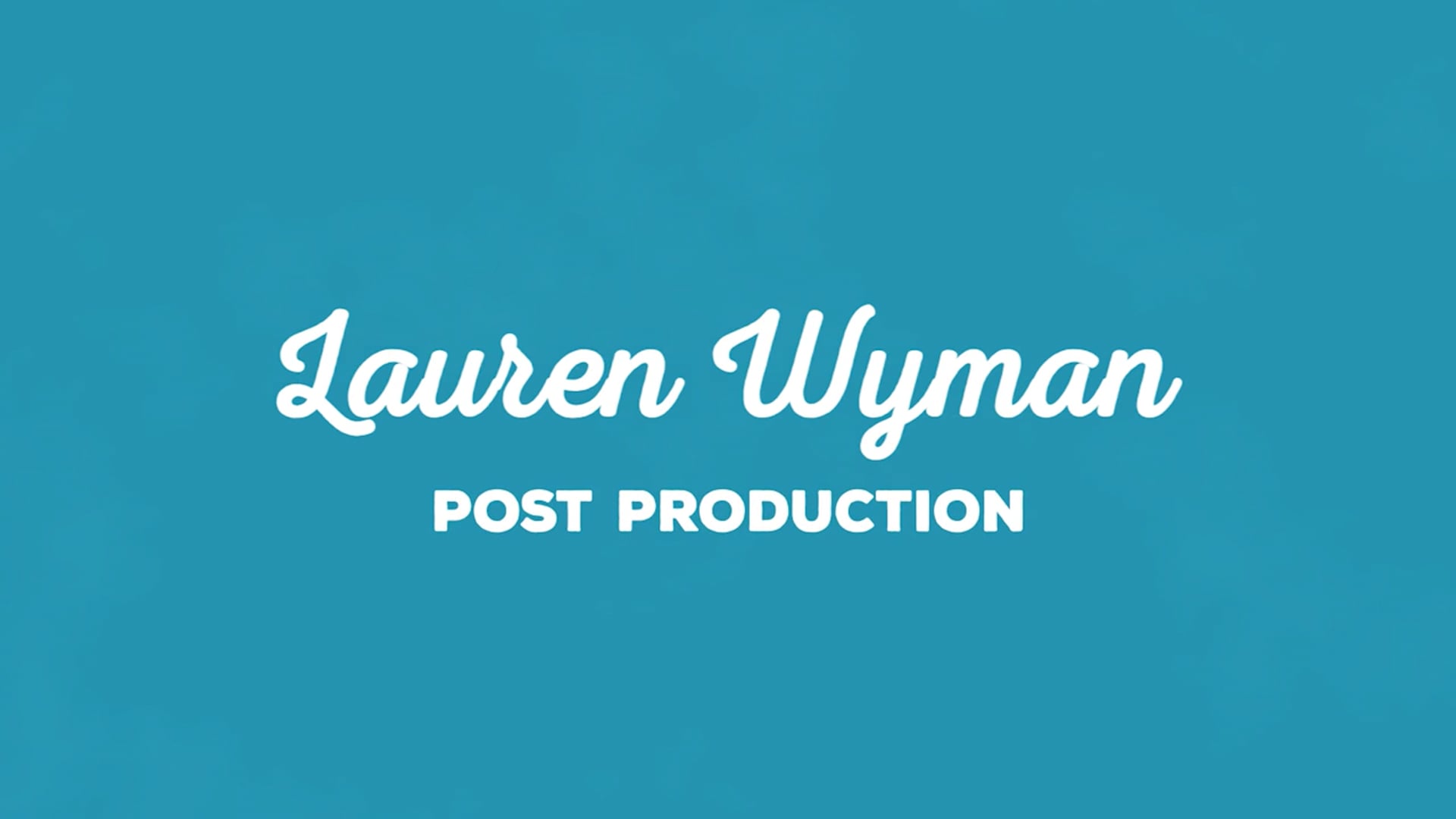 Show Reel
