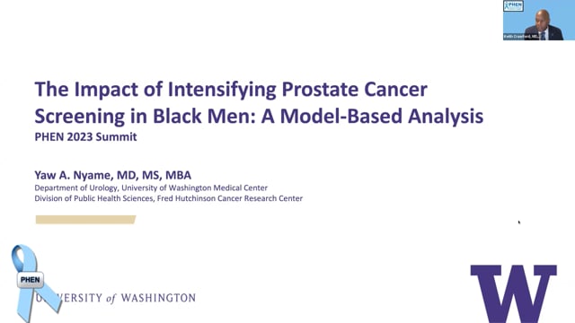 Impact of Intensifying Prostate Cancer Screening in Black Men: Dr. Keith Crawford