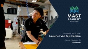 Learner Spotlight - Laurence Van Zeyl-Hemara