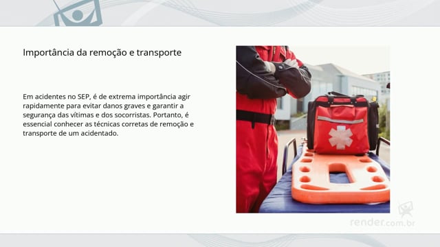 M5A4 - Técnicas para remoção e transporte de acidentados em acidentes no SEP