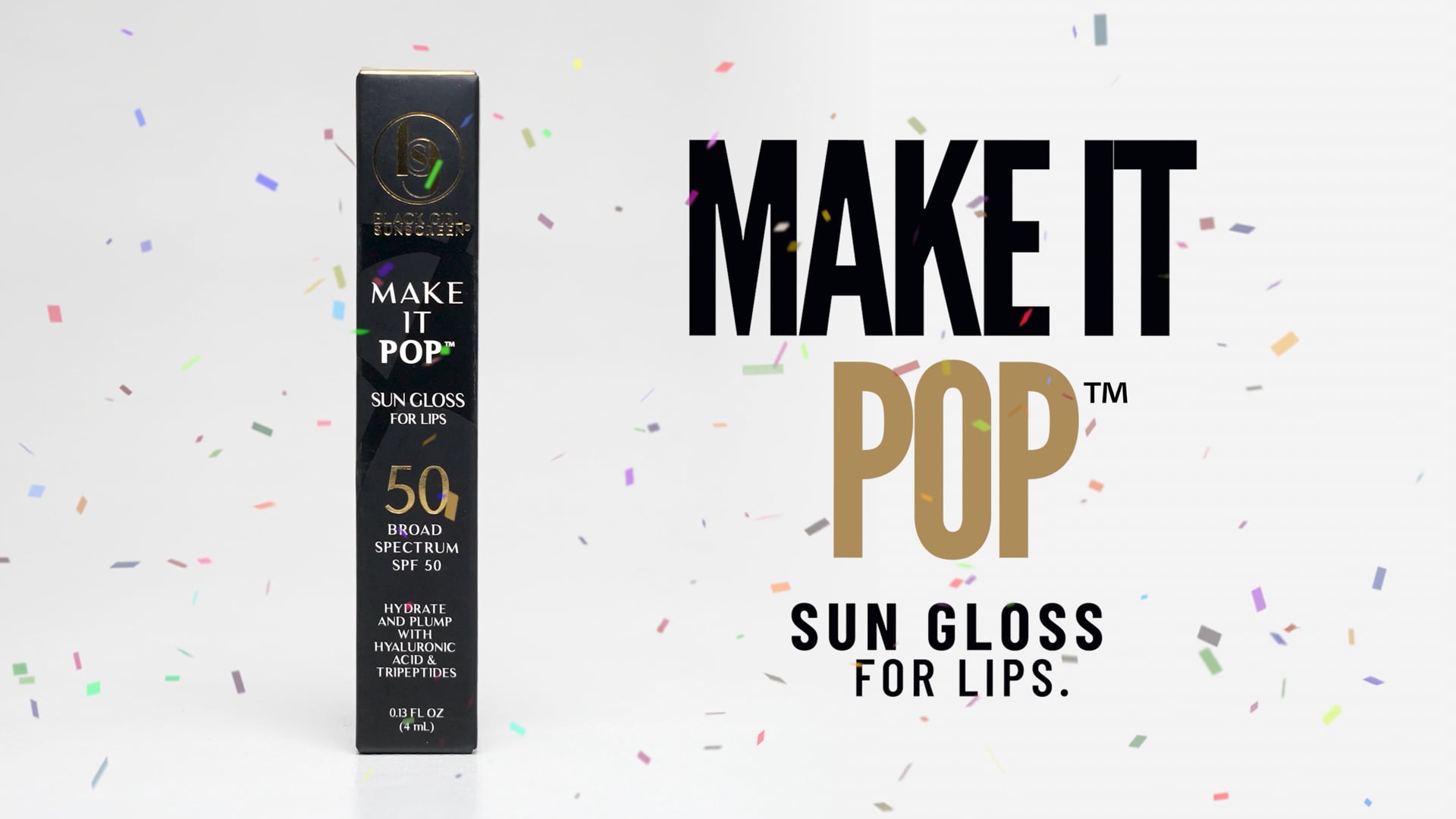 Black Girl Sunscreen Sungloss Ad