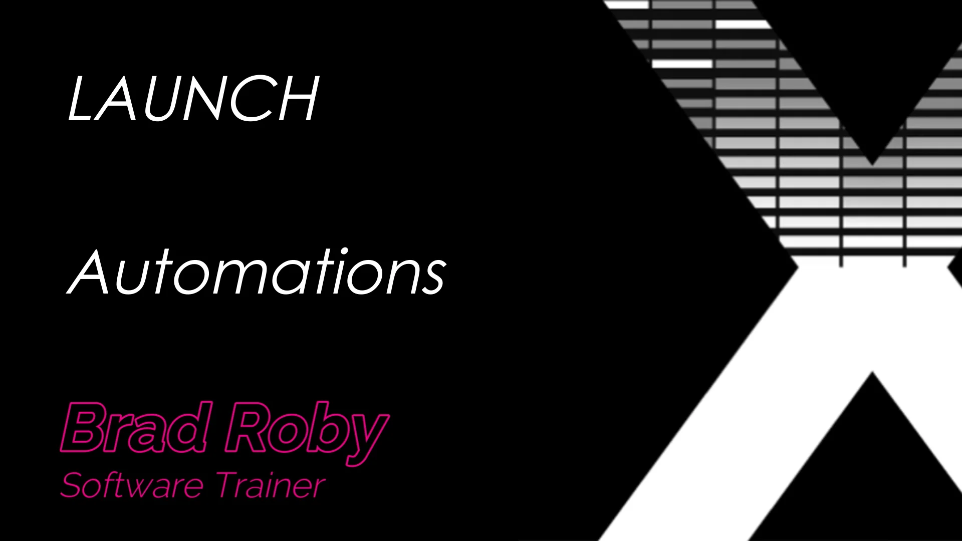 Launch - Automations on Vimeo