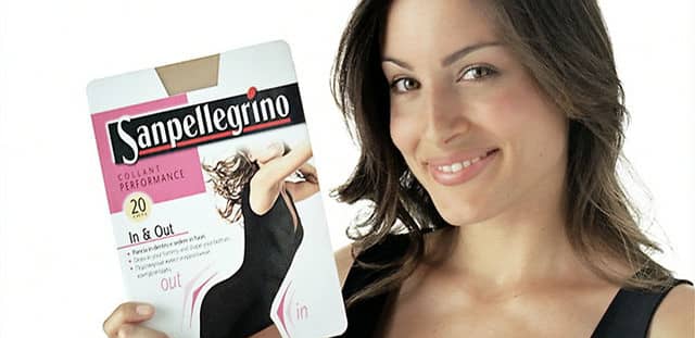 Collant Sanpellegrino Doppio Filo 22 Nero - Calze Velate Ultra Resistenti - Foto 9