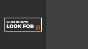 What Clients Look For - James & Mitesh