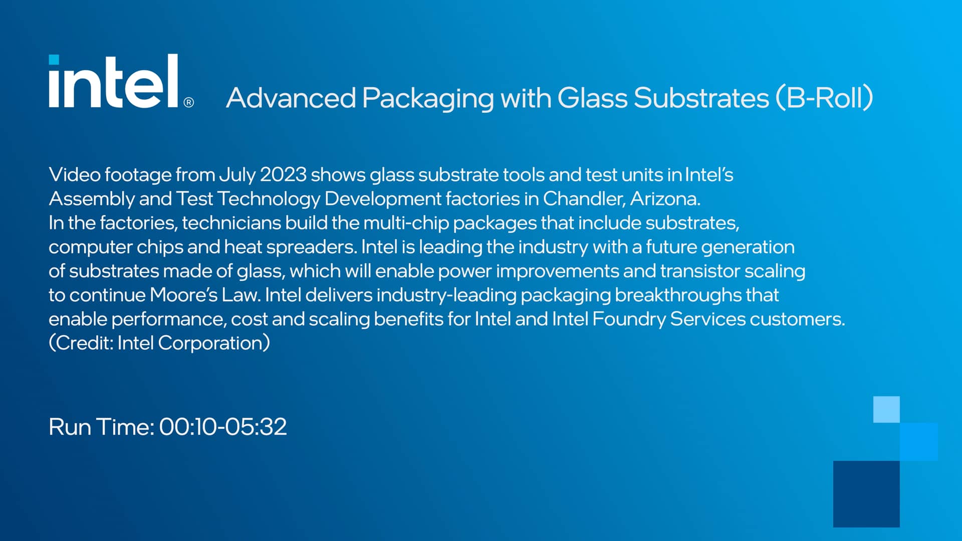 Intel Advanced Packaging with Glass Substrates (B-Roll) on Vimeo