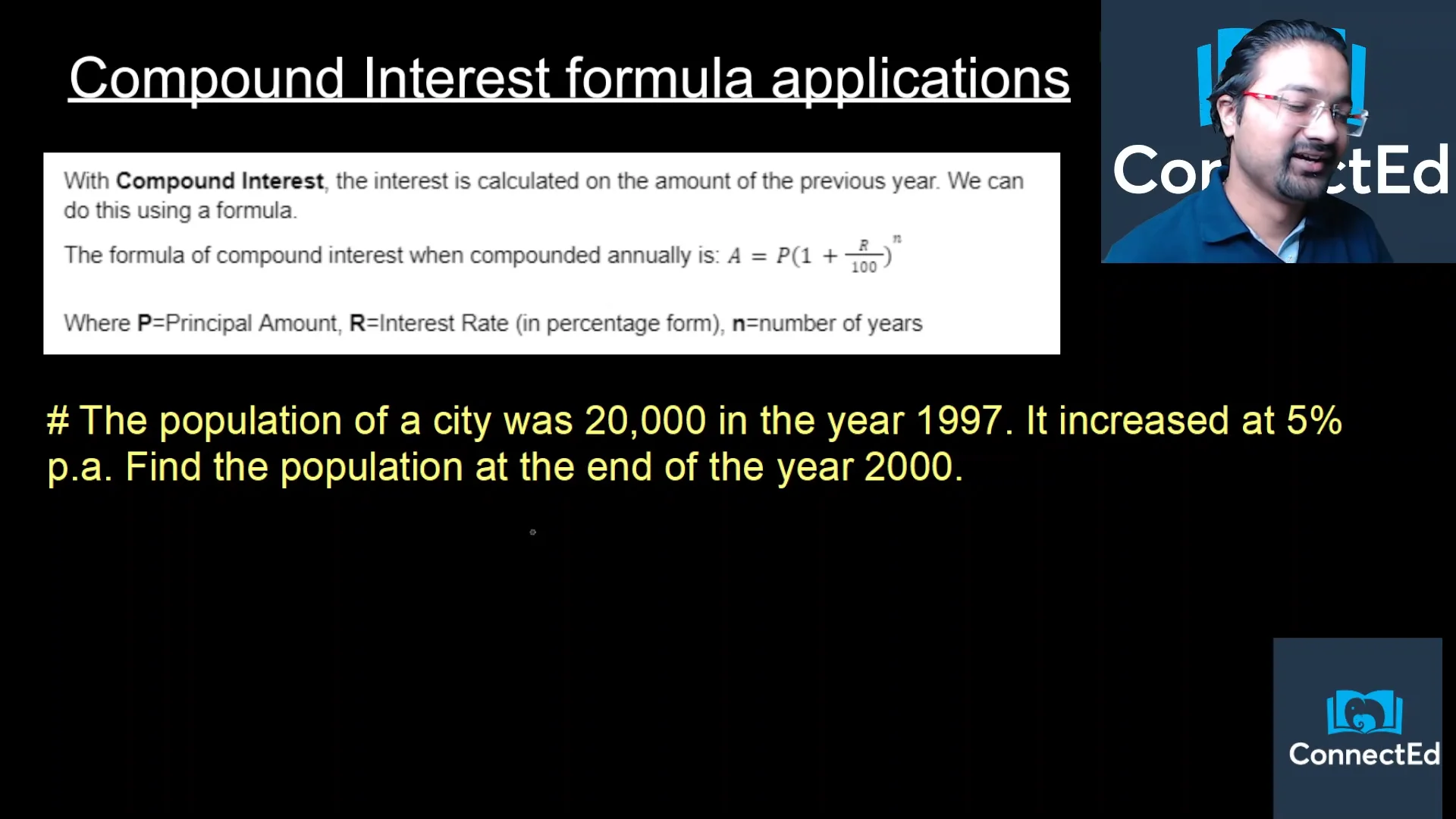 Compound Interest Formula Applications on Vimeo