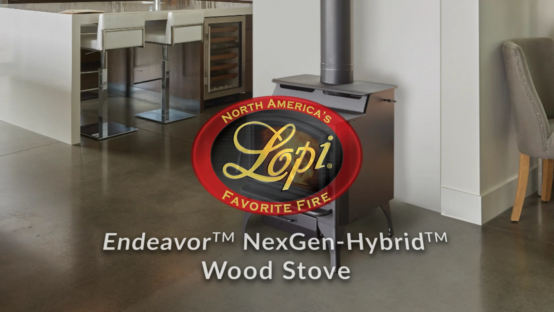 Lopi – Endeavor NexGen-Hybrid Wood Stove Fireside Hearth and Leisure