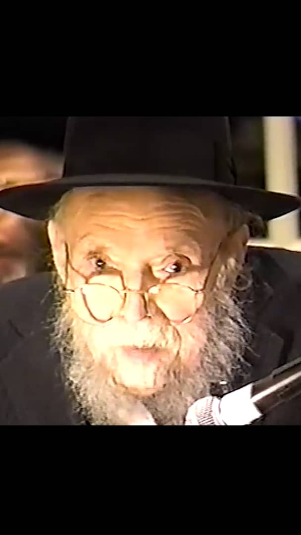 Important Message From Horav Avrohom Pam Ztl On Vimeo