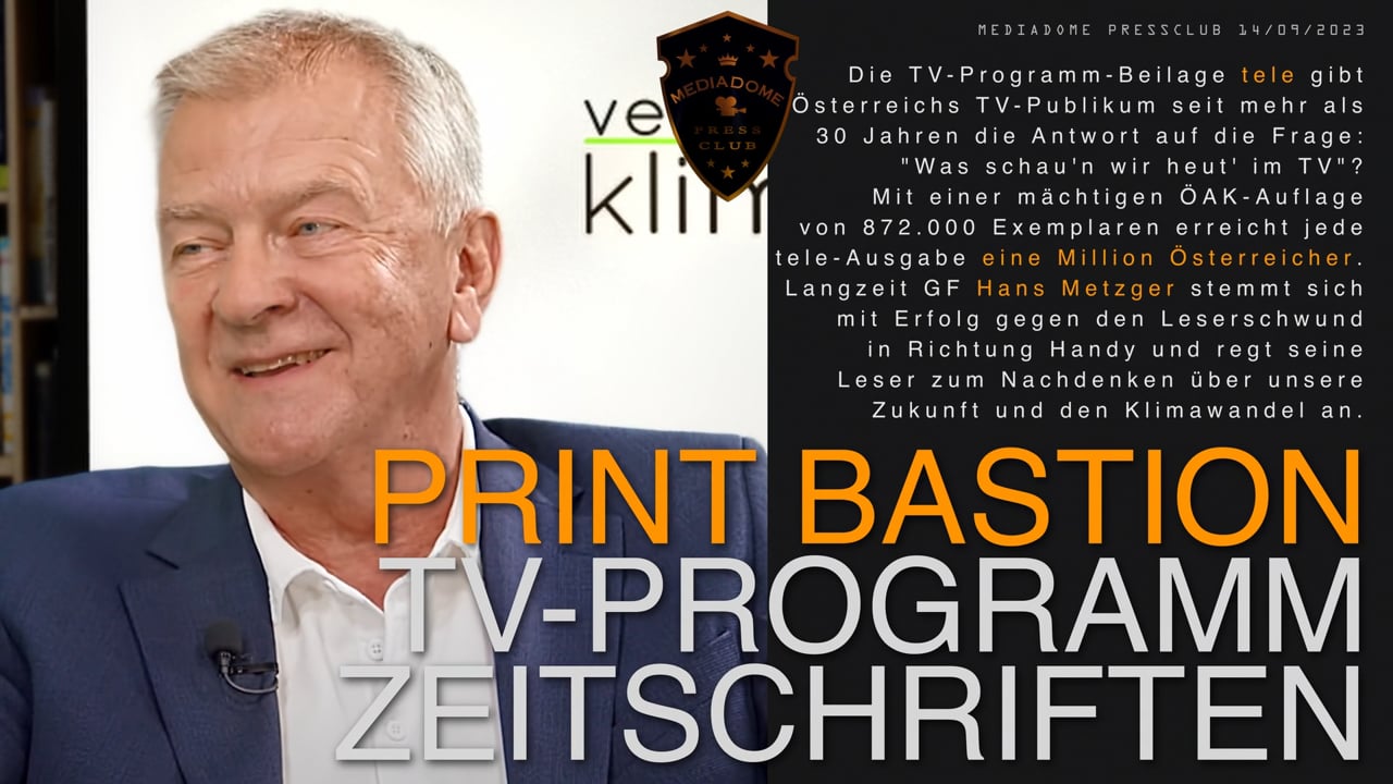 mediadome: tele &#8211; Zeitschriftenverlags GmbH &#8211; Print-Bastion TV-Programm Zeitschriften