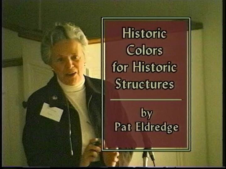 HHA, 2001: Historic Colors by Patricia Eldredge