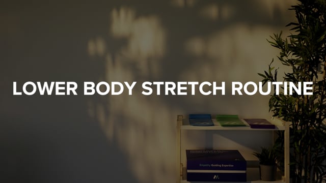 Lower Body Stretch Routine