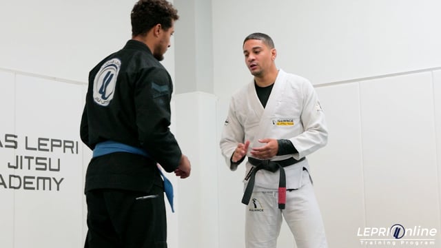 Collar Grip Break to Ouchi Gari to Pass to Side Control