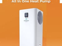 Stay cool, stay efficient! ✅Save up to 70% on energy costs with Emerald 220L All in One Hot Water Heat pump
