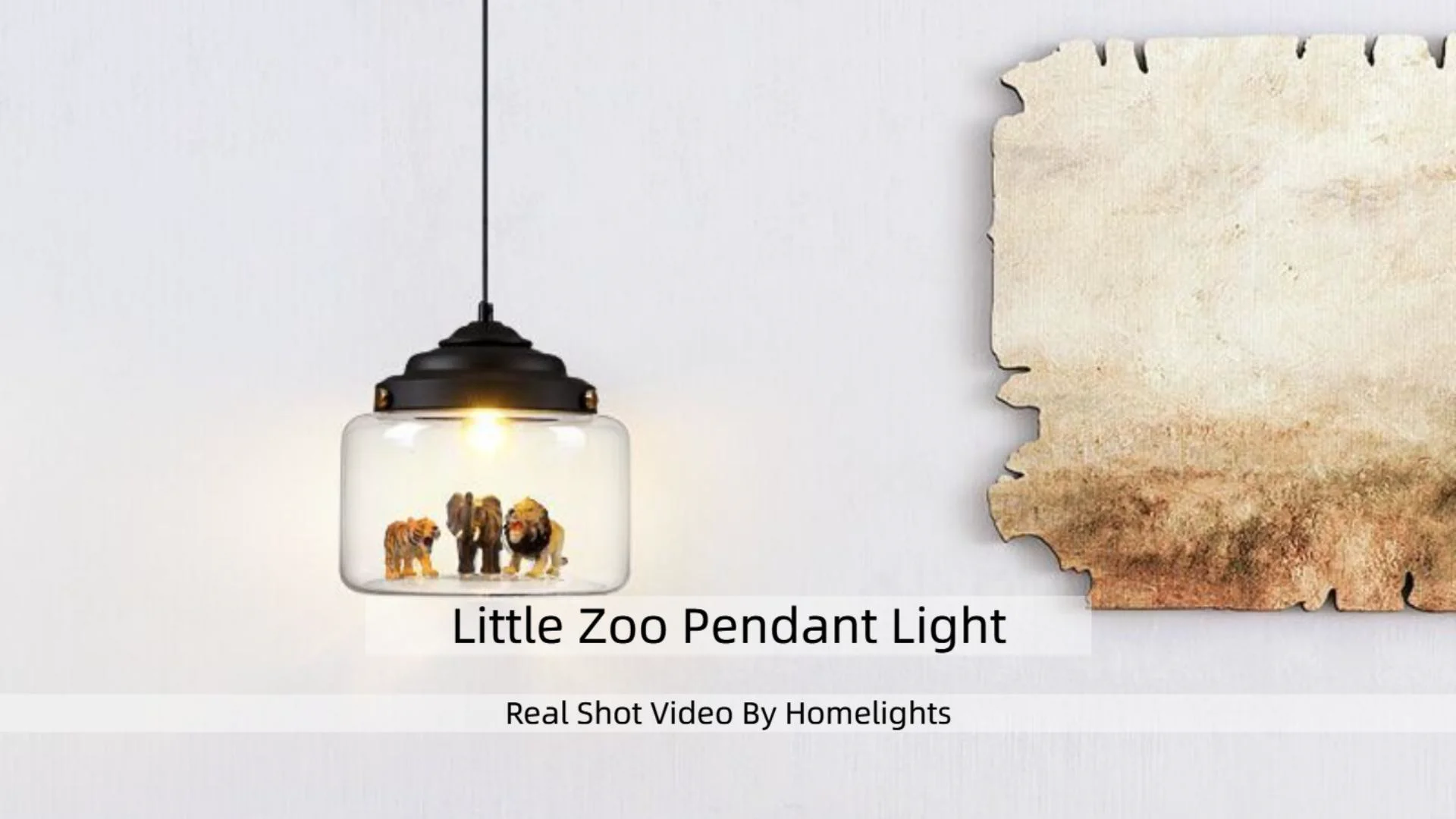 Lampada Vetro Cameretta Bambini - Plafoniera Animali Zoo 30cm - Foto 12