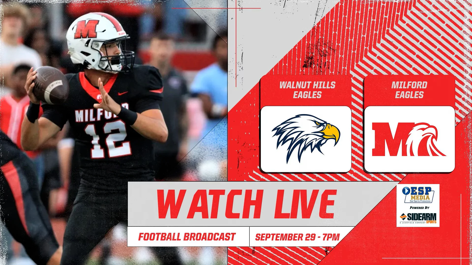 2023 Milford Eagles Varsity Football vs. Walnut Hills Eagles on Vimeo