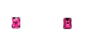 3.00 ct. t.w. Pink Topaz Stud Earrings in Sterling Silver