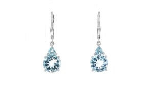 7.00 ct. t.w. Sky Blue Topaz Drop Earrings in Sterling Silver