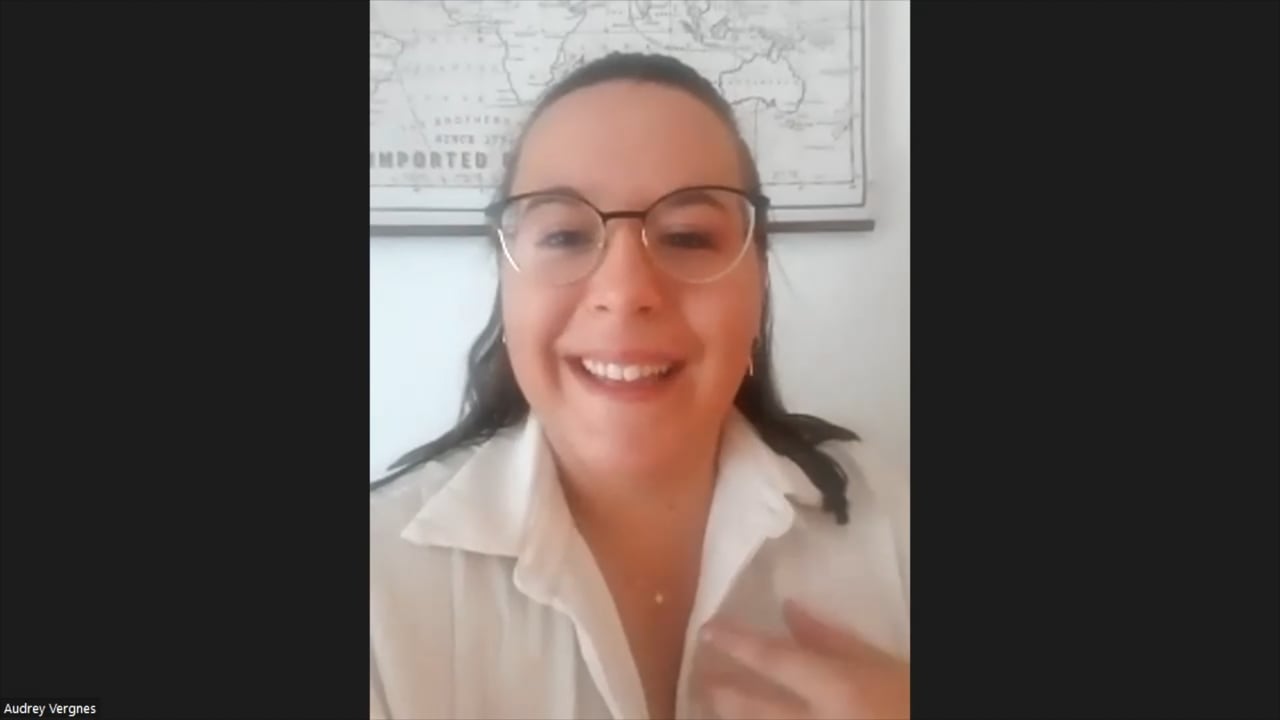 Témoignage vidéo de Audrey Vergnes