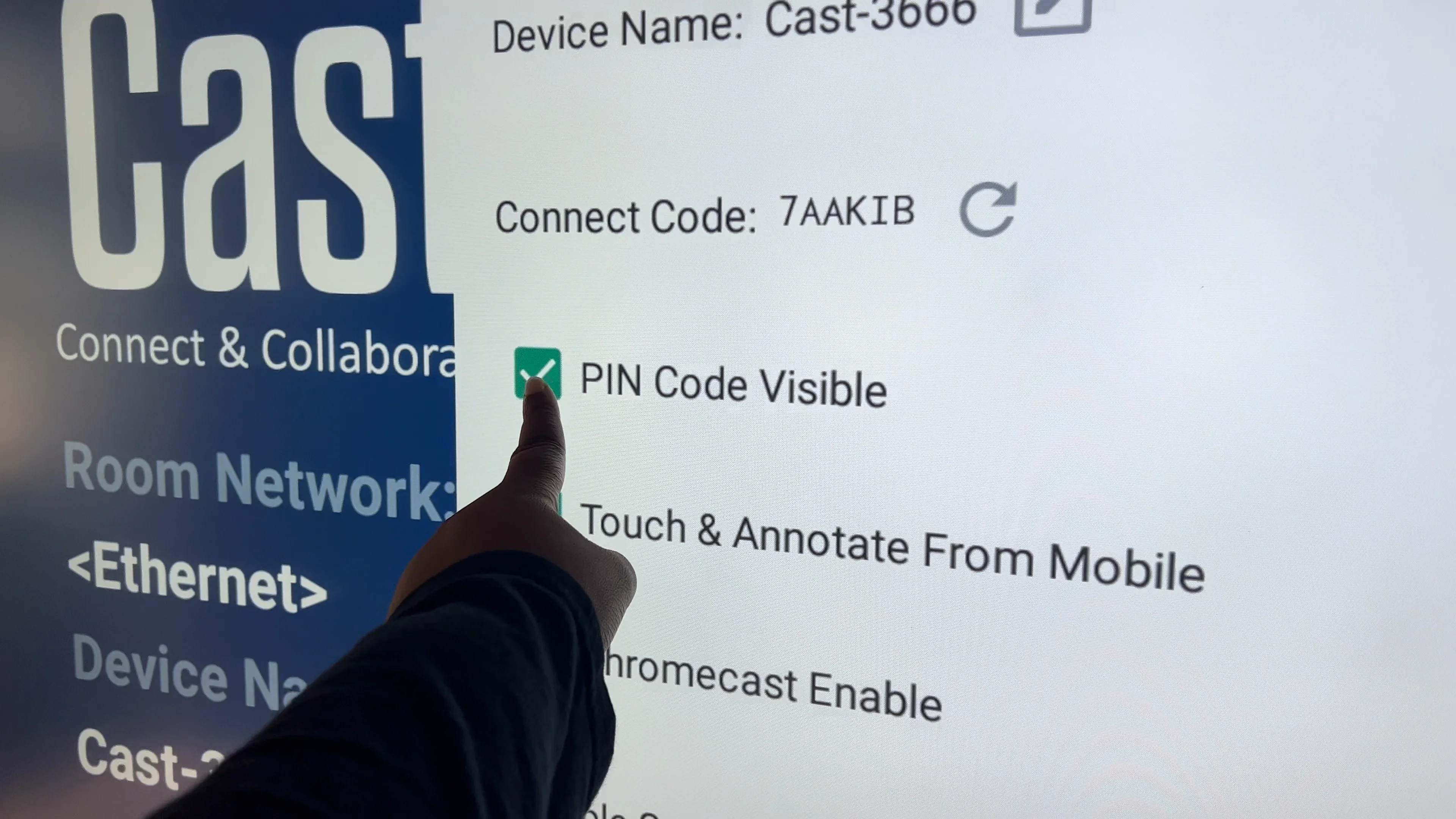 How to turn off ViewSonic Board Pin Visibility on Vimeo