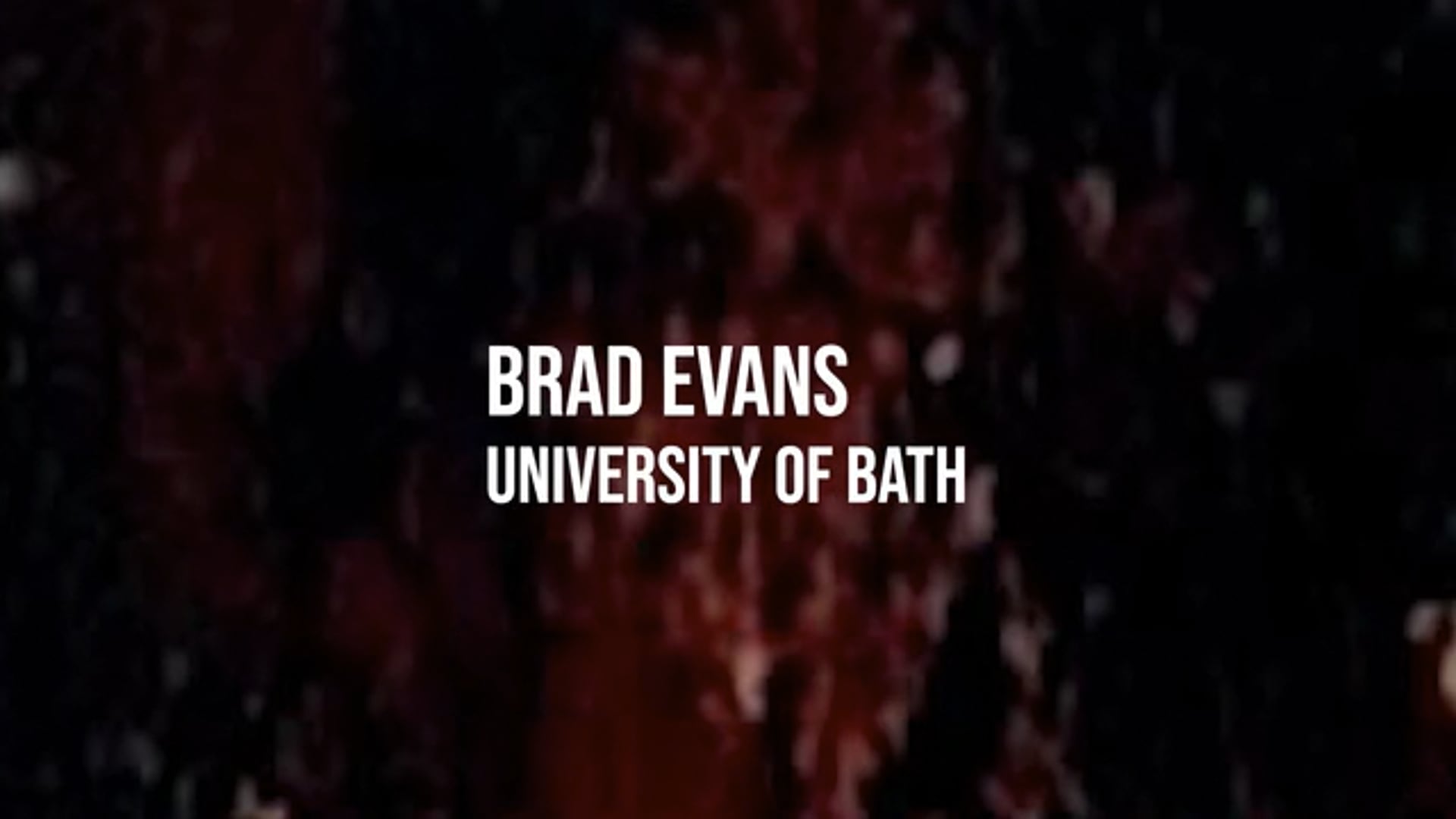 Brad Evans: Living With Disappearance