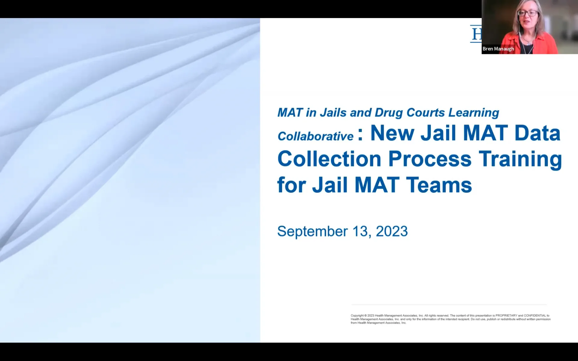 New Jail MAT Data Collection Process Training on Vimeo