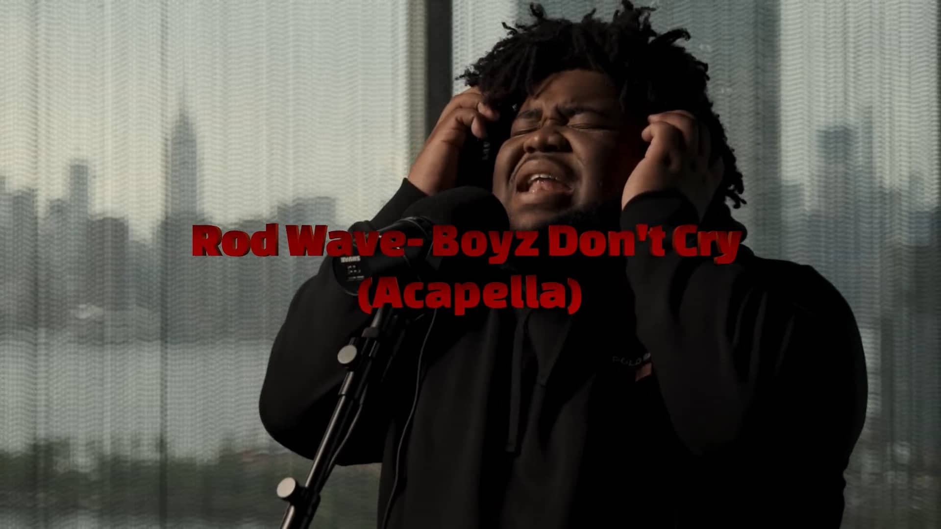 Rod Wave - Boyz Don’t Cry (Studio Acapella) on Vimeo