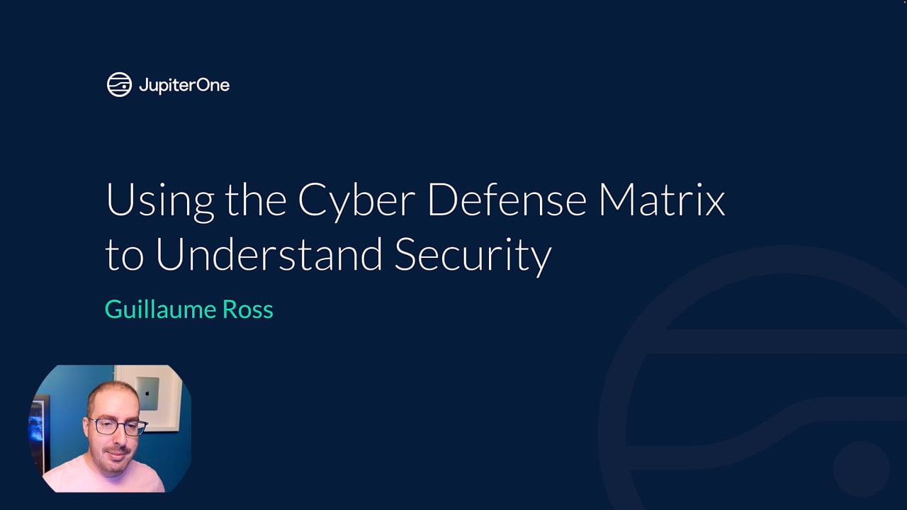 Using the Cyber Defence Matrix (CDM) to Understand Security