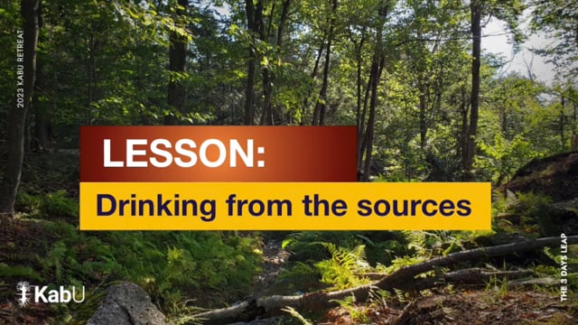 Sept 08, 2023 – Drinking from The Sources