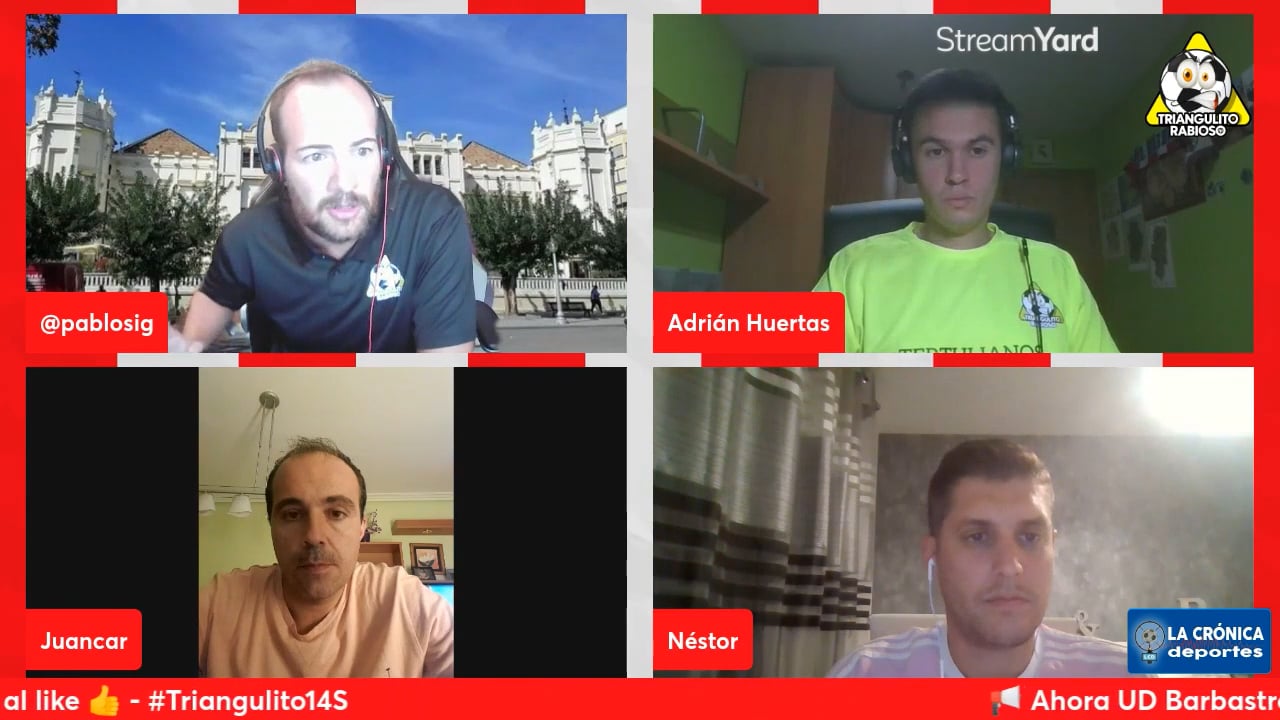 (Jornada 2 - Segunda Rfef) TERTULIA UD BARBASTRO / Fuente: Canal YouTube El Triangulito Rabioso