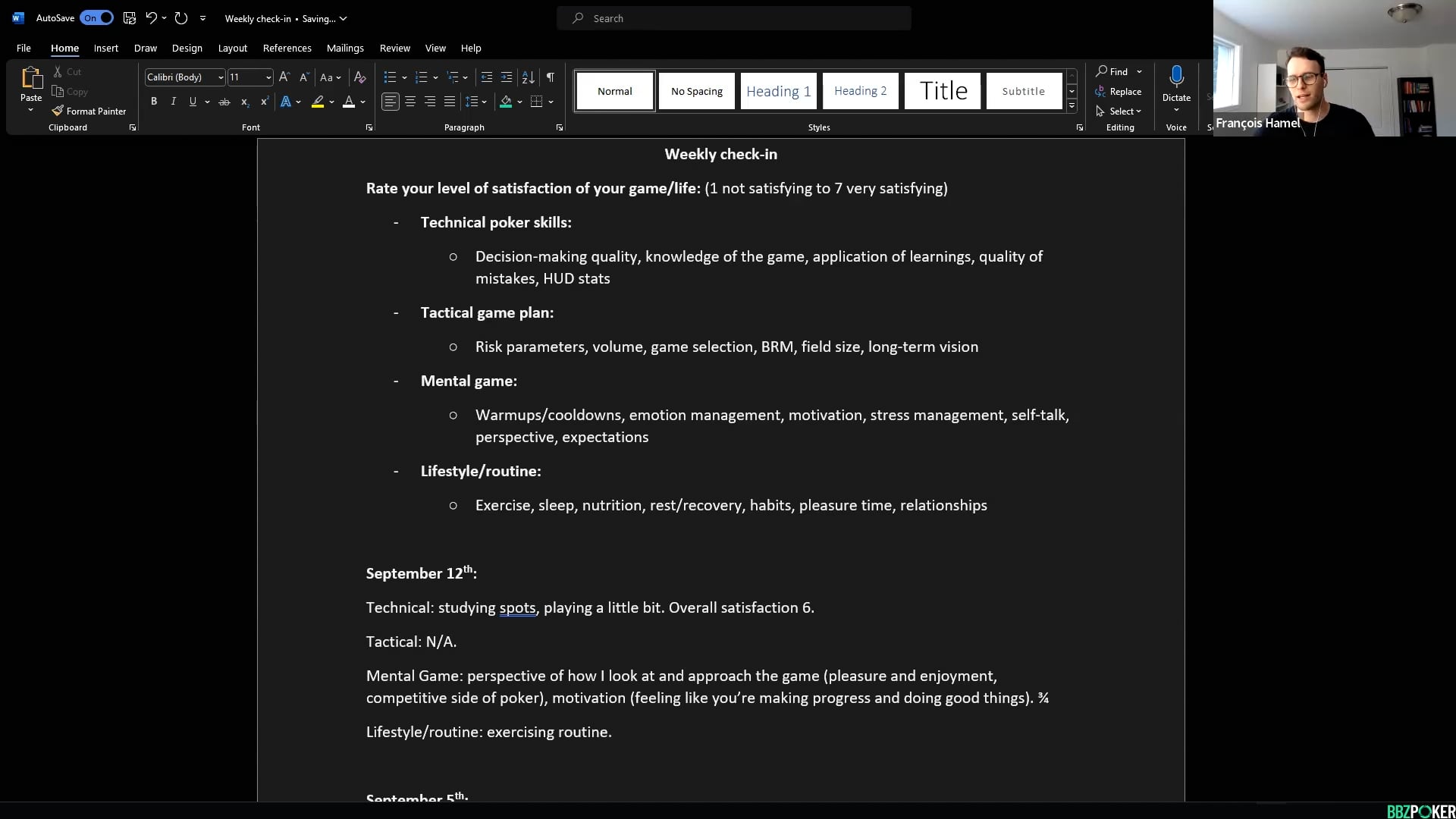 Goals, Toolkit and Cheat Sheet – Mental Game