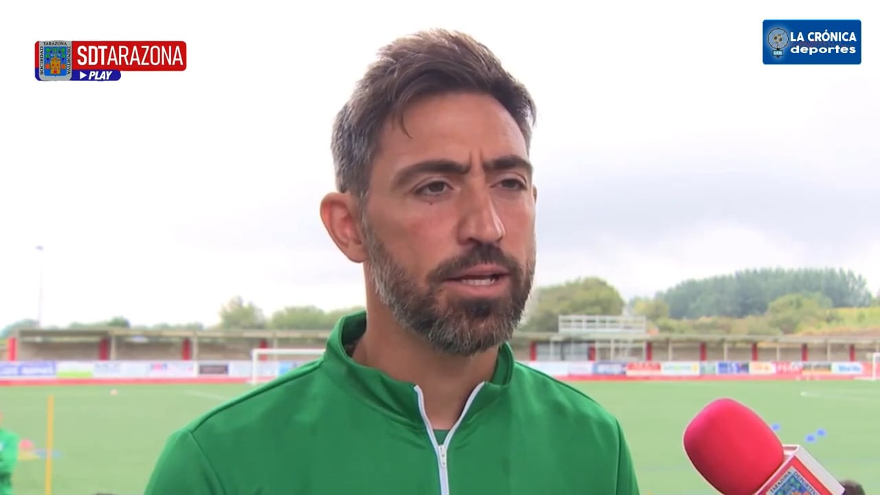 LA PREVIA / UE Cornellá - SD Tarazona / MOLO y MIKEL KORTAZAR (Entrenador y Jugador) Jor 4 - Primera RFEF / Fuente: SD Tarazona