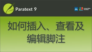 如何插入、查看及编辑脚注
