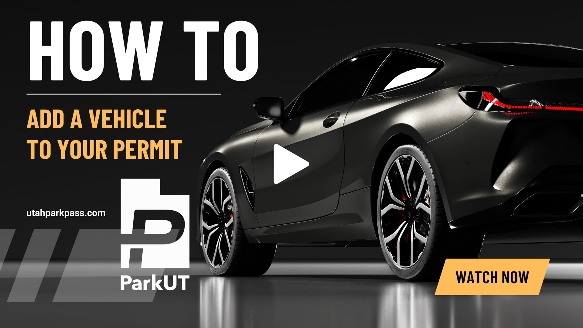 Adding a Vehicle to your ParkUT Permit Account