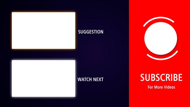 Subscribe End Screen Outro Free Stock Video - Pixabay