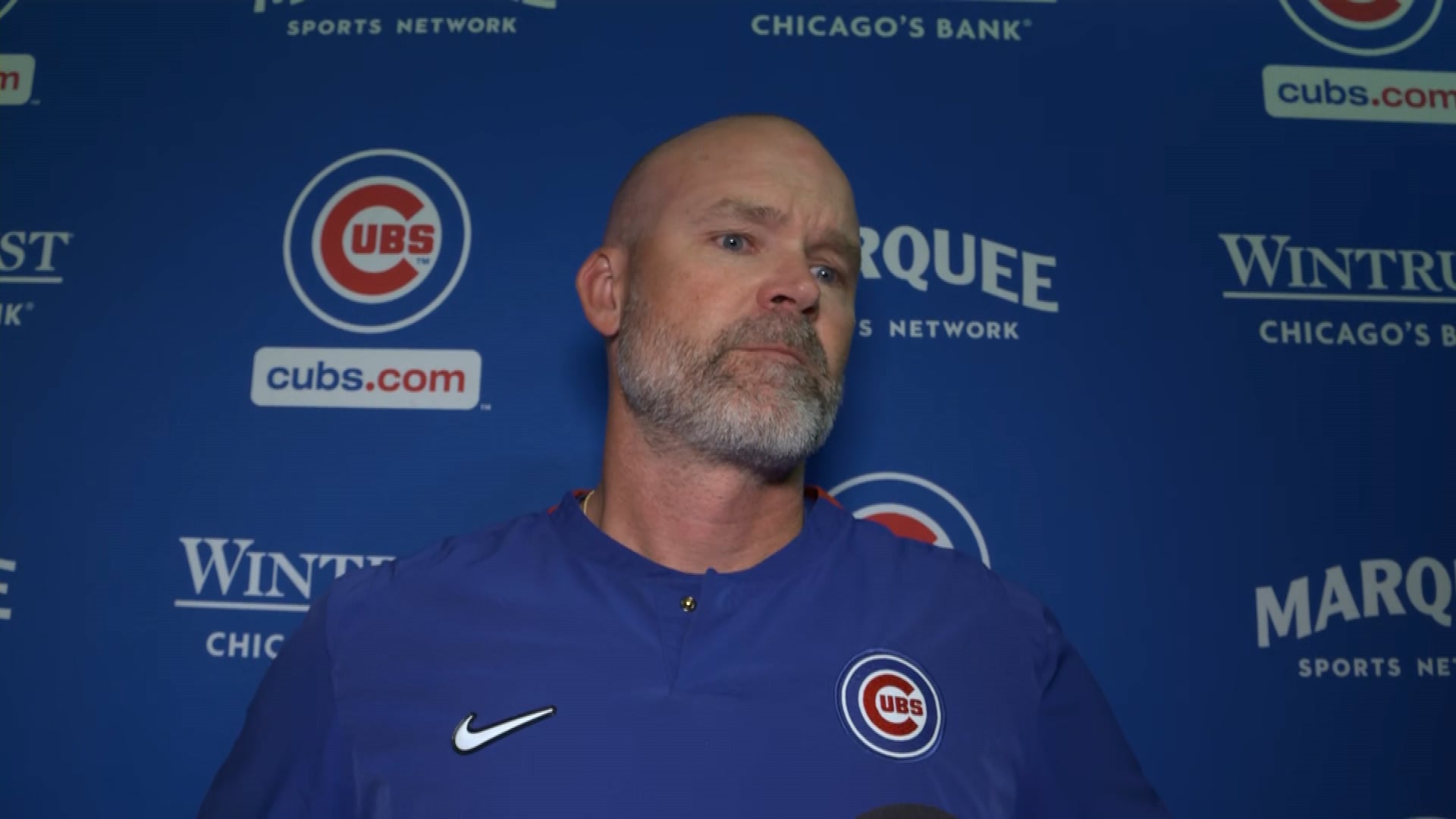 Nico Hoerner David Ross State Of Cubs Ss Image - Marquee Sports Network