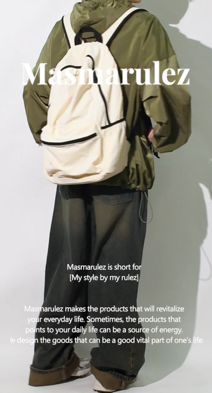 ◆masmarulez◆ Daily backpack Butter cream 5007065879 MUSINSA | MASMARULEZ [INT] mini ver. Daily backpack _ Butter