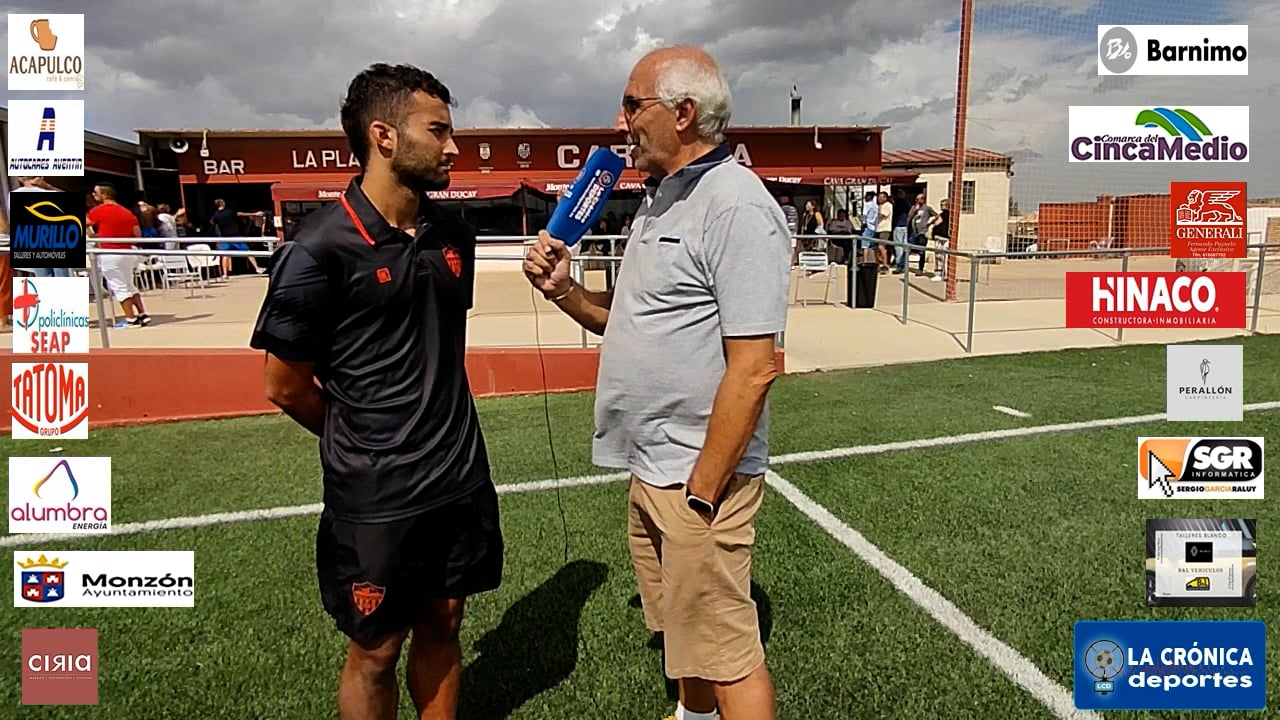 AITOR SORINAS ( Jugador Monzón ) C.D.Cariñena-1-1- At.Monzón / J 2  / 3ª División