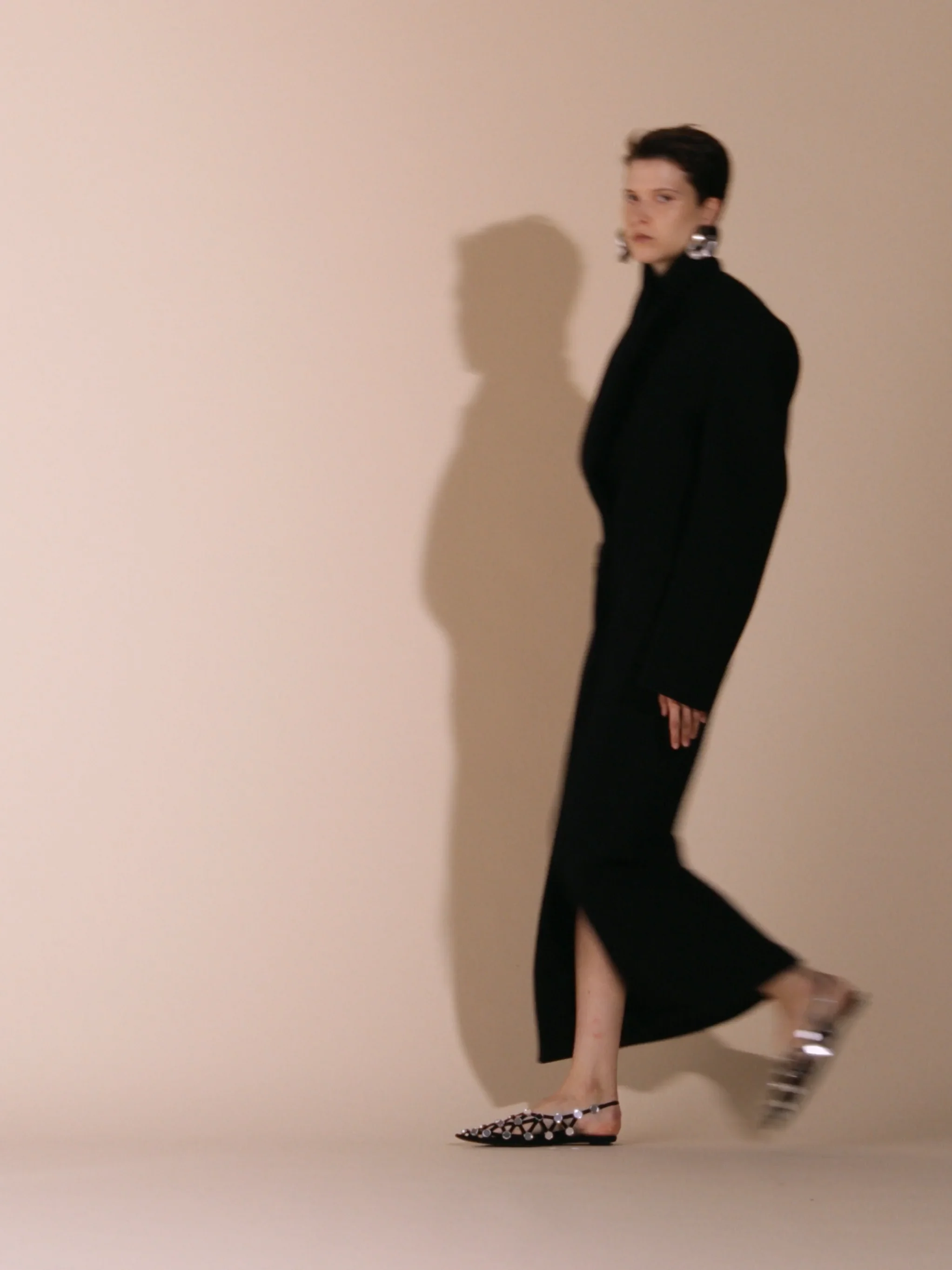 オールインワン・サロペット THE ATTICO Women Dresses 242WCO11 V053 100 BLACK Black long dress for Women | THE ATTICO®