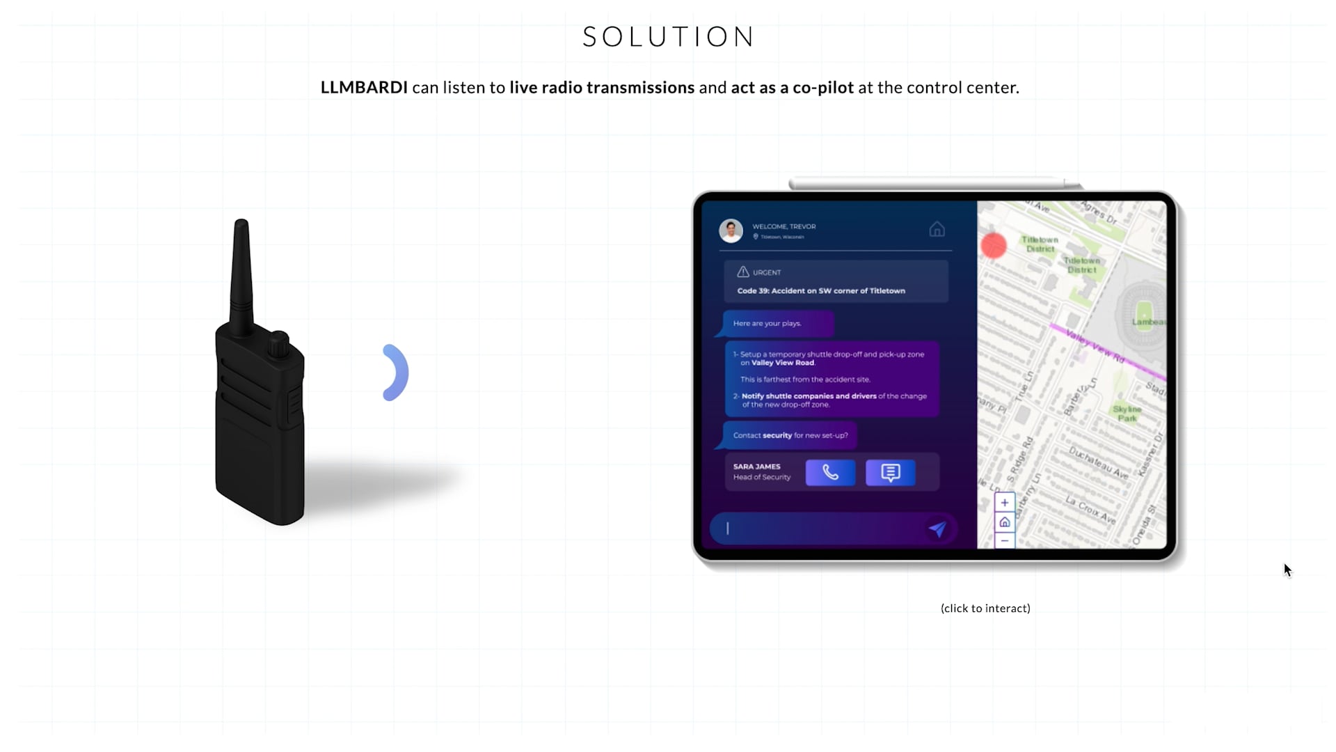 LLMBardi user journey: problems and solutions