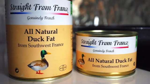 Straight from France All Natural Pure Goose Fat for Gourmet