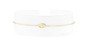 Italian 14kt Yellow Gold Evil Eye Bracelet