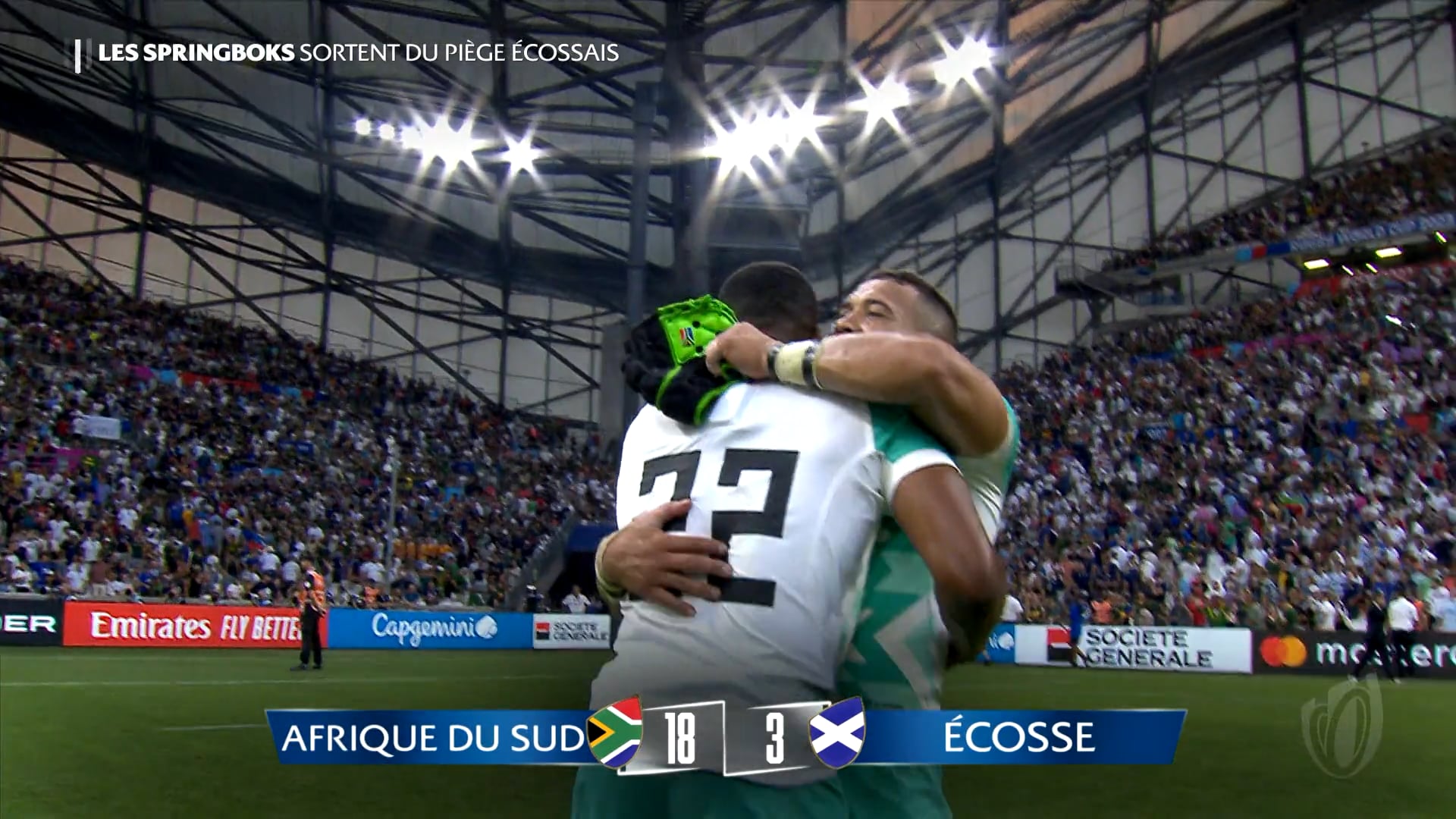 Les Spingboks sortent du piège écossais