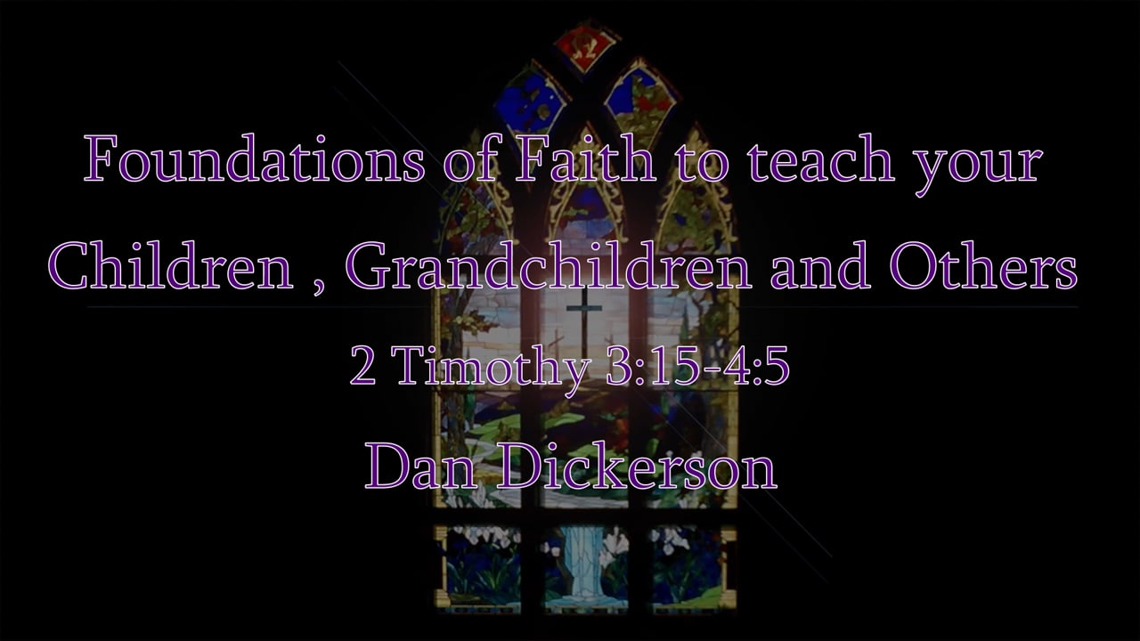 Foundations of Faith to teach