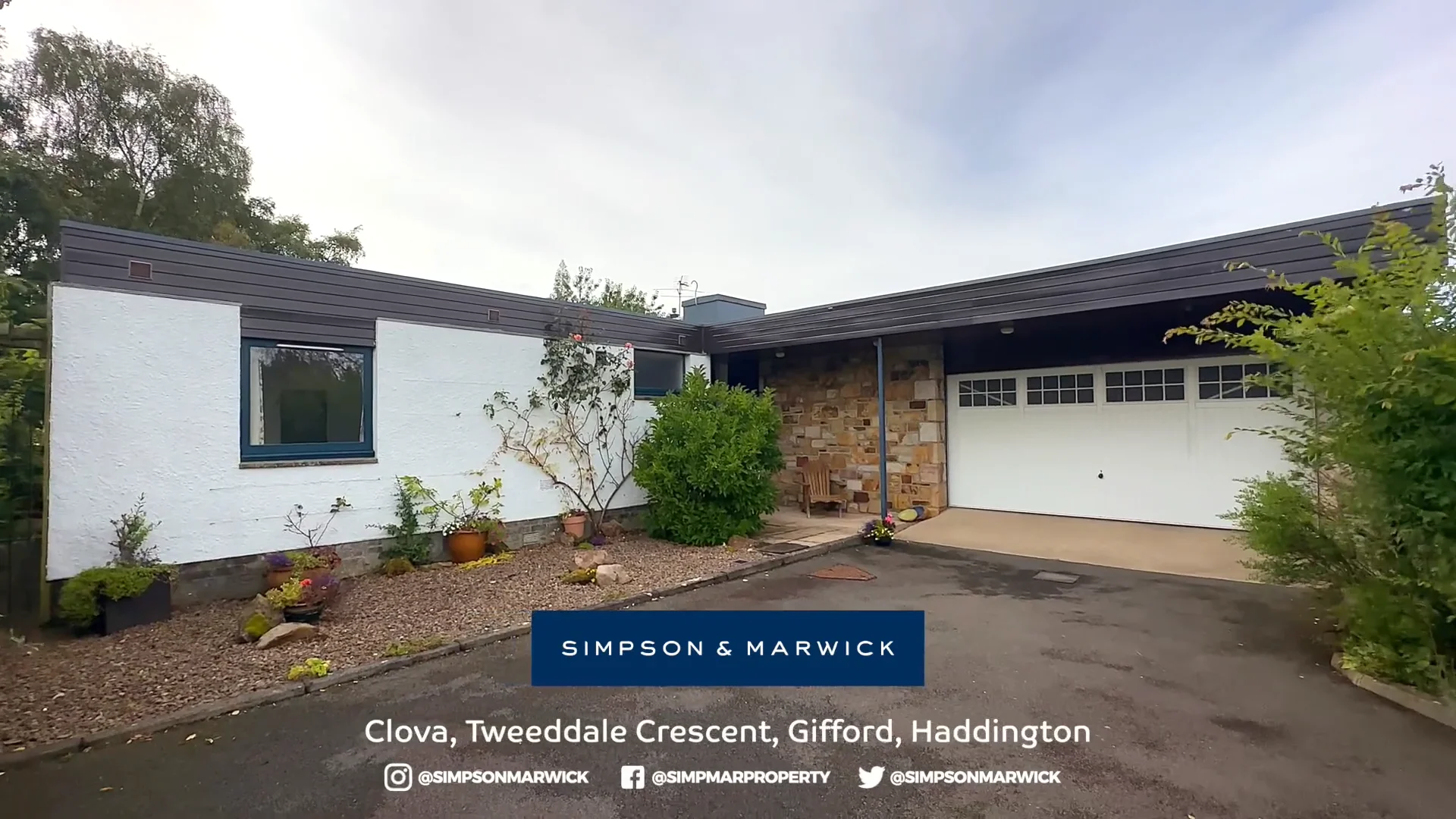 SCENEINVIDEO Clova, Tweeddale Crescent, Gifford, Haddington, East