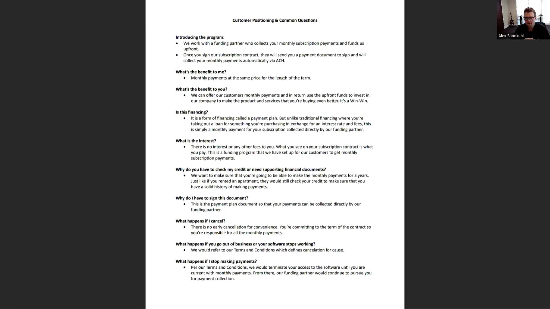 Keystone Customer Positioning & Common Questions on Vimeo