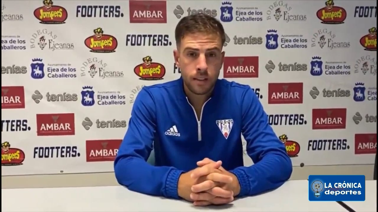 RAMÓN LÓPEZ (Jugador Ejea) SD Ejea 1-0 CD Fuentes / Jornada 2 / 3ª División / Fuente: Facebook SD Ejea